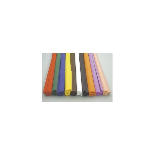 Kreppapir 0,5X2,5M Hvit