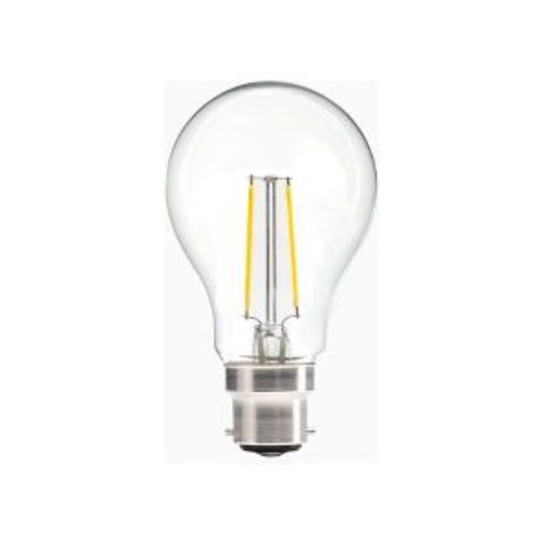 Lyspære Filament Normal 2W 230V B22 210lm Klar Ikke dimbar