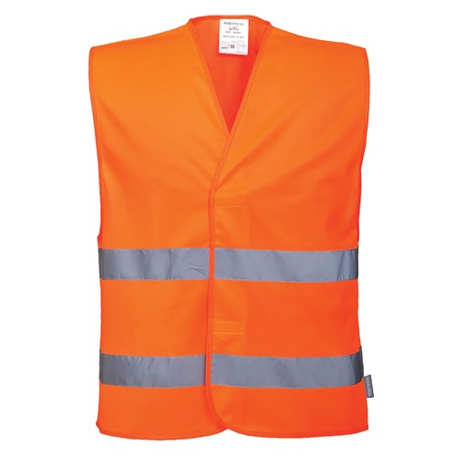 FR75 - Hi-Vis FR Vest Oransje, str. L/XL